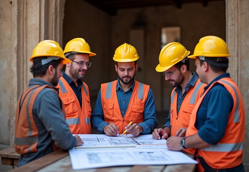 Equipo técnico realizando consultoría patrimonial