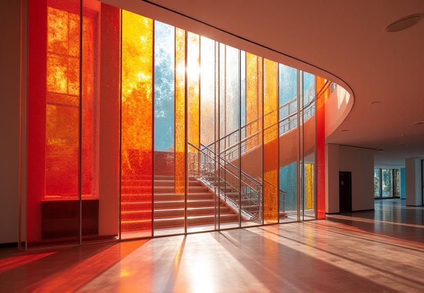 Vitrales contemporáneos en Museo Reina Sofía
